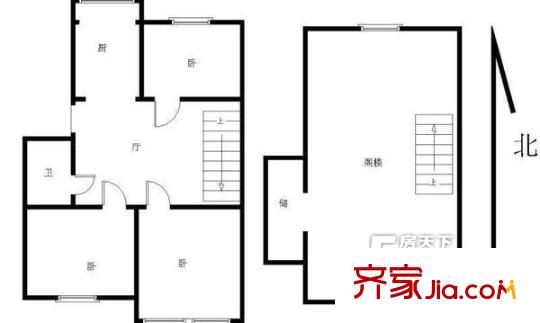 漢口路小區(qū)戶型圖戶型圖 3室 3室1廳1衛(wèi)1廚