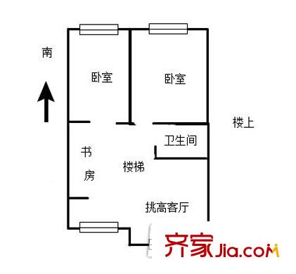 美麗新世界戶型圖戶型圖 3室 3室1廳1衛(wèi)1廚