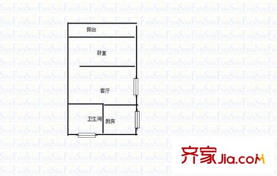 虎踞北路戶型圖戶型圖1室 1室1廳1衛(wèi)1廚