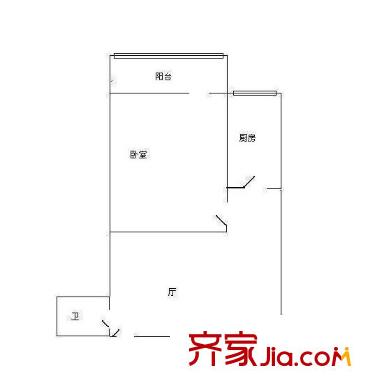 唱經(jīng)樓小區(qū)戶型圖 戶型圖 1室 1室1廳1衛(wèi)1廚