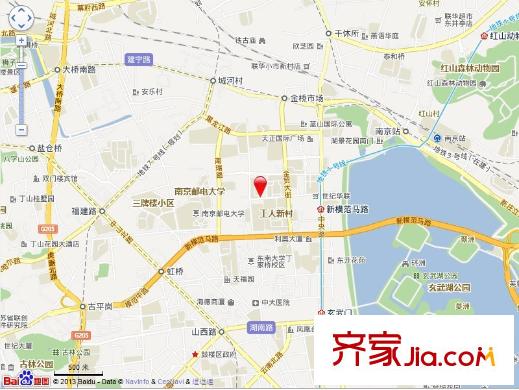 長江新村交通圖