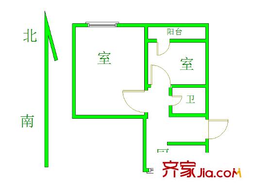 長江新村戶型圖戶型圖 2室 2室1衛(wèi)