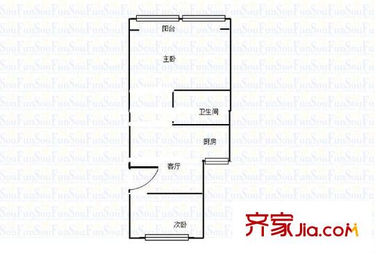 居安里住宅戶型圖戶型圖 2室 