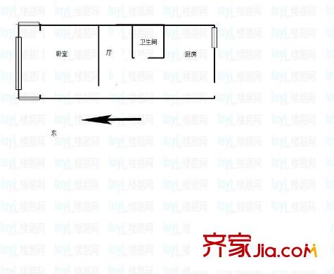 新門口小區(qū)戶型圖戶型圖 1室 1室1廳1衛(wèi)1廚