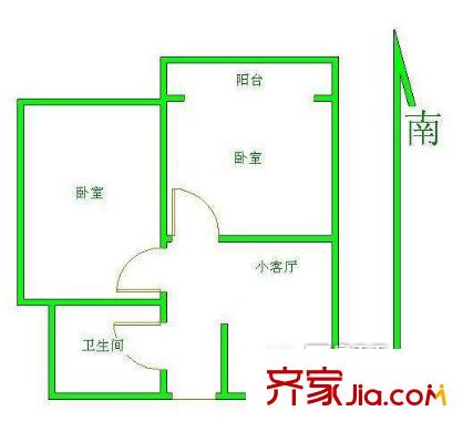 高云嶺住宅戶(hù)型圖戶(hù)型圖 2室 