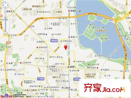 高云嶺住宅交通圖