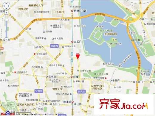 百子亭交通圖