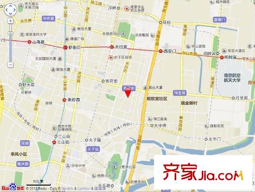 繡花巷小區(qū)交通圖