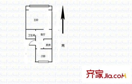 繡花巷小區(qū)戶型圖戶型圖2室 2室1廳1衛(wèi)1廚