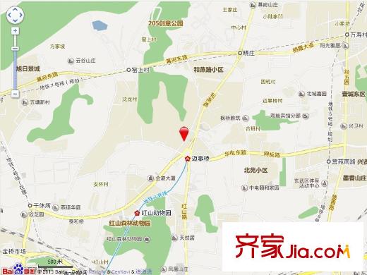 邁苑小區(qū)交通圖