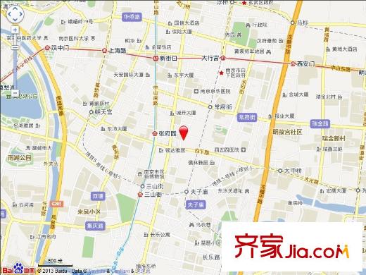 金盾公寓交通圖