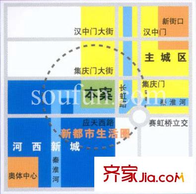 鴻仁名居交通圖