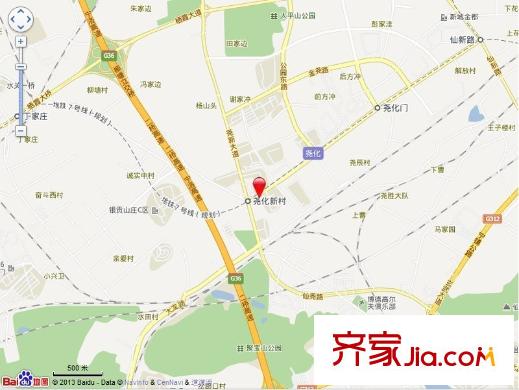 金堯山莊交通圖