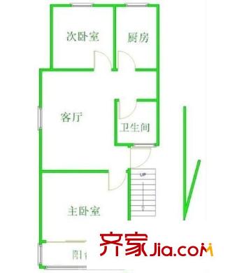 鳳凰西街小區(qū)戶型圖戶型圖 2室 2室1廳1衛(wèi)1廚
