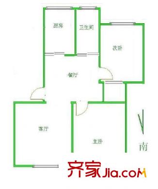 公教一村戶型圖戶型圖 2室 