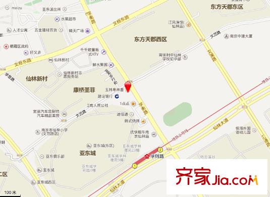 仙林 新街坊交通圖
