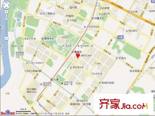 東渡新銳國際交通圖