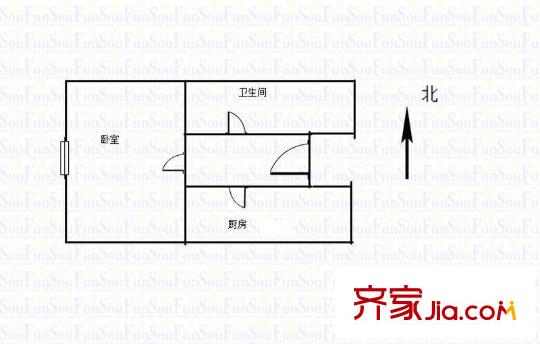 陽(yáng)光金峰閣戶(hù)型圖戶(hù)型圖 1室 1室1廳1衛(wèi)1廚