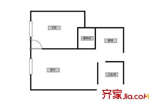 陽光金峰閣戶型圖戶型圖 1室 1室1廳1衛(wèi)1廚