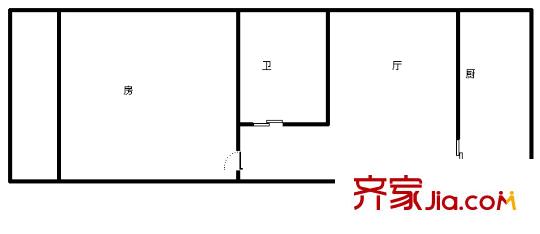 青田雅居戶型圖戶型圖 1室 1室1廳1衛(wèi)1廚