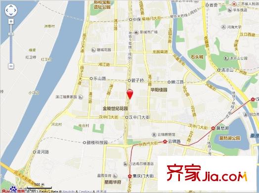 銀城聚澤園交通圖