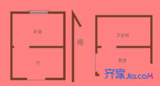 三步兩橋戶型圖戶型圖1室 1室1廳1廚