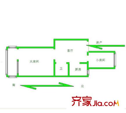 小火瓦巷小區(qū)戶型圖戶型圖 2室 2室1廳1衛(wèi)1廚