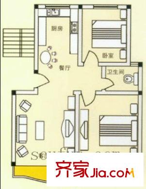 芙蓉園戶型圖戶型圖2室 2室2廳1衛(wèi)1廚