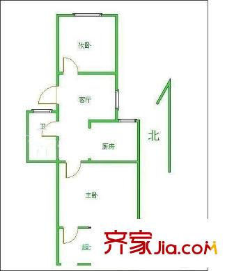 安如村戶型圖戶型圖 2室 2室1廳1衛(wèi)1廚