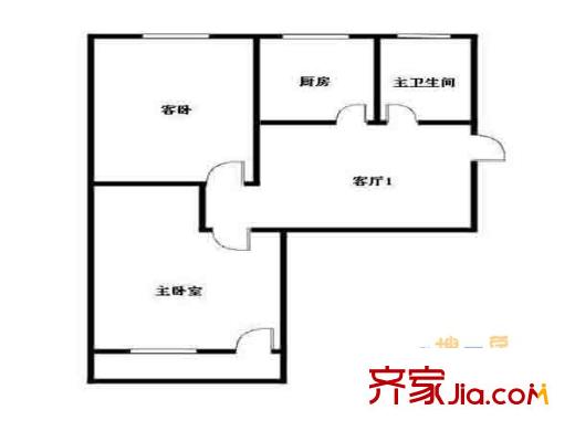 集虹苑戶型圖戶型圖 2室 2室1廳1衛(wèi)1廚