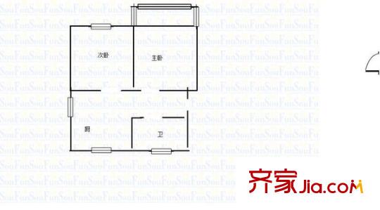 集虹苑戶型圖戶型圖2室 2室1廳1衛(wèi)1廚
