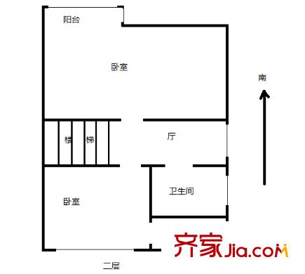 金基唐城戶型圖戶型圖 1室 