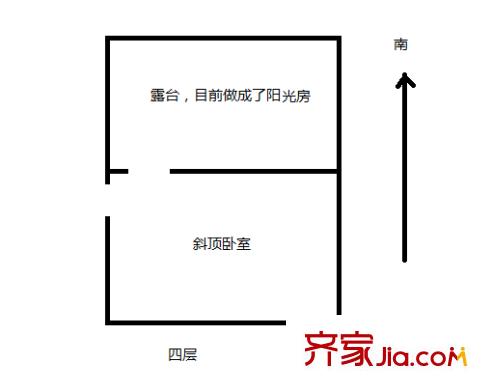 金基唐城戶型圖戶型圖 1室 