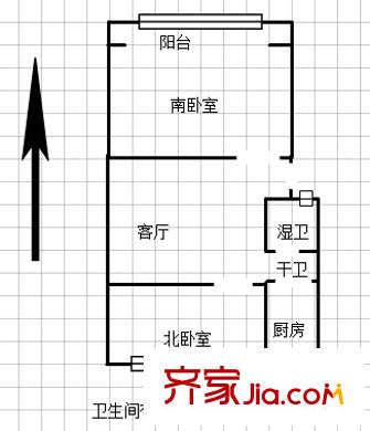 場門口小區(qū)戶型圖戶型圖2室 2室1廳1衛(wèi)1廚