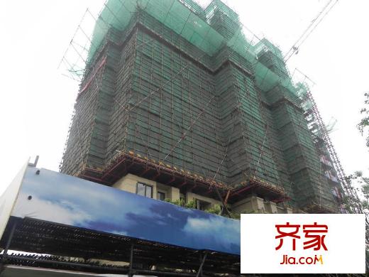 金地明悅外景圖一期5幢工程進(jìn)度（2012-07）
