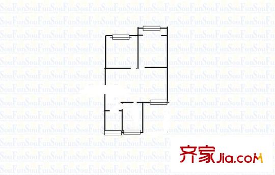 港寧園小區(qū)戶型圖戶型圖 2室 2室2廳1衛(wèi)1廚
