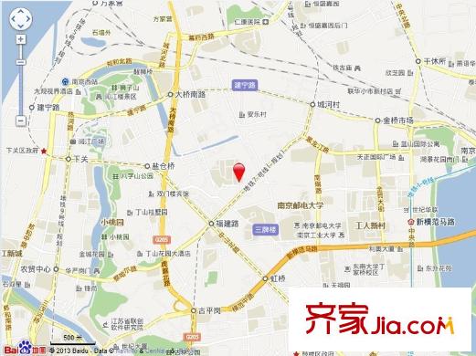 港寧園小區(qū)交通圖 