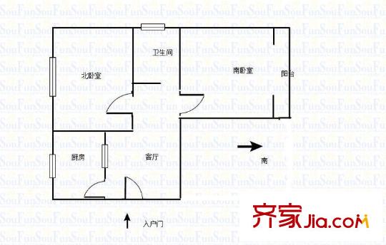回龍橋小區(qū)戶型圖 戶型圖 0室 