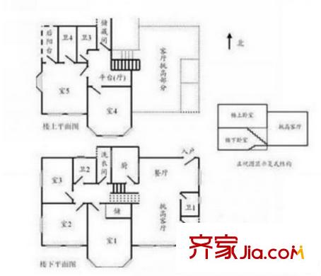 碧水灣西苑戶型圖戶型圖 4室 4室3廳2衛(wèi)1廚