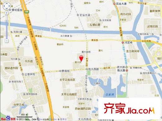碧水灣西苑交通圖
