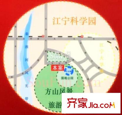 印湖山莊交通圖