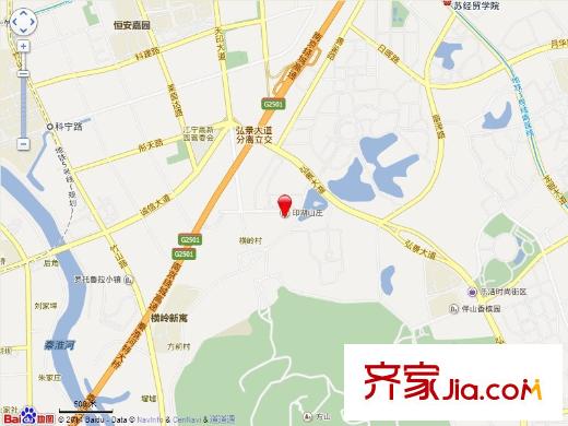 印湖山莊交通圖