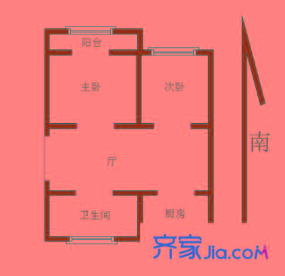 鐘阜路2號小區(qū)戶型圖戶型圖1室 1室1廳1衛(wèi)