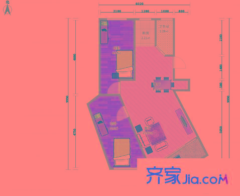 天目路小區(qū)戶型圖戶型圖 3室 3室2廳1衛(wèi)1廚