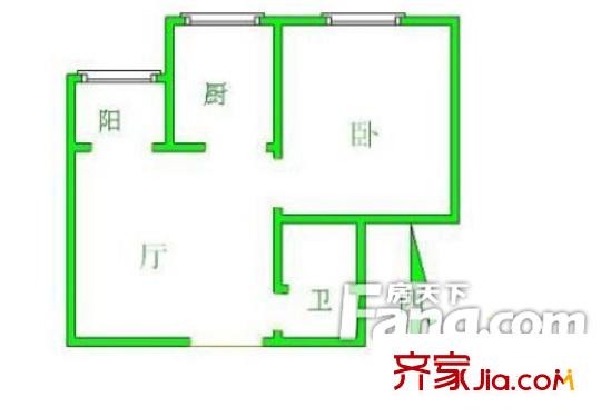 鼓樓三條巷小區(qū)戶型圖戶型圖 1室 1室1廳1衛(wèi)1廚