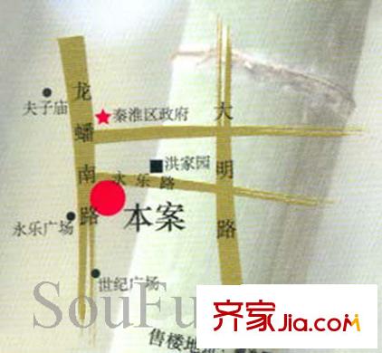 龍翔鳴翠苑交通圖
