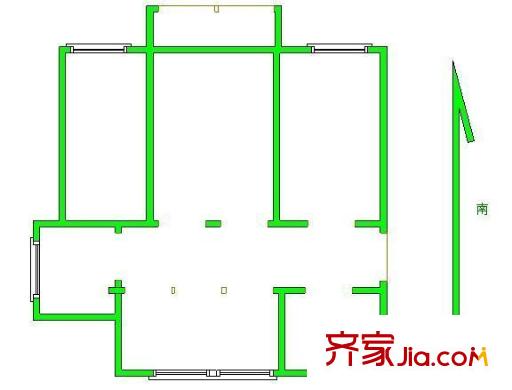 金虹花園戶型圖戶型圖 3室 3室2廳1衛(wèi)