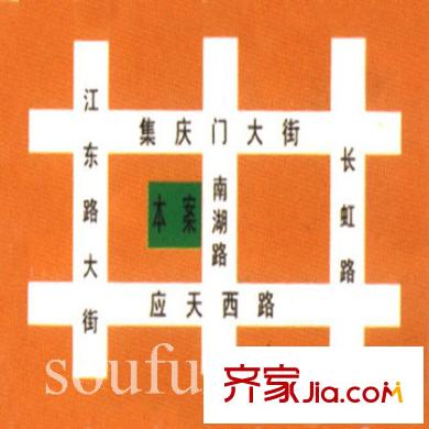 金虹花園交通圖