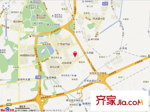 郁金香花苑交通圖