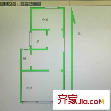 石頭城新村戶型圖戶型圖2室 2室1廳1衛(wèi)1廚